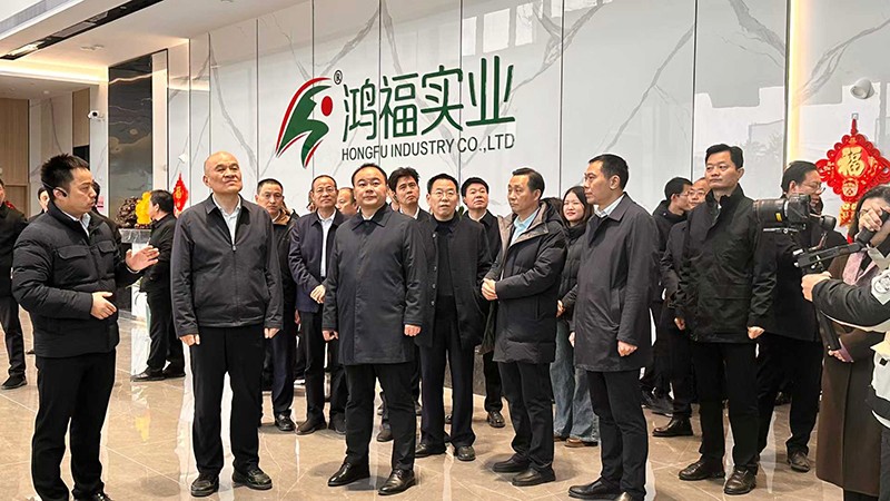 感受發展“加速度”，衡陽市領導深入衡山縣重大項目91视频一区二区實業現場
